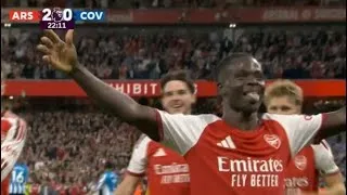 Thumbnail: Bukayo Saka Goal vs Coventry City | Arsenal vs Coventry City.