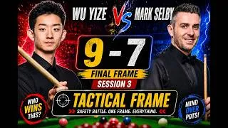 Thumbnail: Wu Yize vs Mark Selby 🔥 | 9–7 Battle | Session Thriller | World Championship 2026