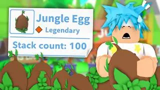 Thumbnail: I hatched 100 JUNGLE EGGS for a PARROT… | Roblox Adopt Me 2026
