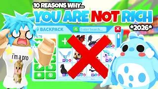 Thumbnail: 10 REASONS why YOU ARE POOR | How to Get Rich in Roblox Adopt Me 2026