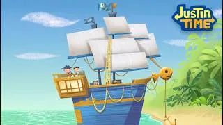 Thumbnail: Giant Pirate Ship! 🏴‍☠️ | 2 Full Episodes | Justin Time