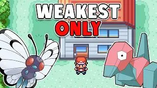 Thumbnail: Beating Pokemon Firered With The Weakest Kanto Pokemon