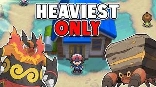 Thumbnail: Beating Pokemon Black with the Heaviest Unova Pokemon