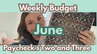 Thumbnail: Getting back on track after starting my job in May. Budgeting my second check.