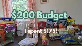 Thumbnail: Budget Grocery Haul and Menu Plan