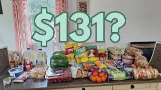 Thumbnail: First grocery haul since starting a full-time job.