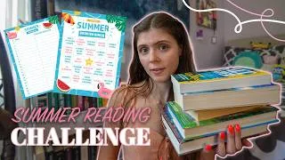 Thumbnail: Summer Reading Challenge and TBR 🌴☀️ *bookish bingo & reading passport*
