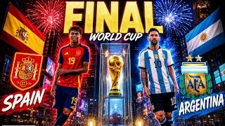 Thumbnail: 🏆 WORLD CUP FINAL! Spain vs Argentina | Full Match Simulation (FC 26)