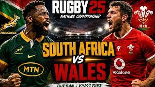 Thumbnail: Springboks vs Wales | Rugby 25 Full Match Simulation