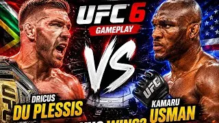 Thumbnail: 🔥 Dricus Du Plessis vs Kamaru Usman | UFC 6 Gameplay - Full Fight Simulation!
