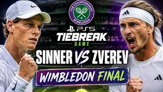 Thumbnail: SINNER vs ZVEREV! 🏆 Wimbledon Final | TIEBREAK PS5 Gameplay
