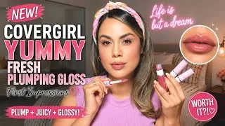 Thumbnail: CoverGirl Yummy Fresh Plumping Gloss | First Impressions