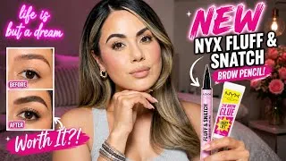 Thumbnail: NYX Fluff & Snatch Brow Pencil + Brow Glue Crazy Lift Review | Worth the Hype?