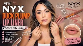 Thumbnail: NEW NYX Duck Plump Lip Liner Review | Swatches & First Impressions