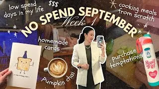 Thumbnail: NO SPEND SEPTEMBER (Week 1 Vlog) 🤑 What I Did and Didn’t Buy This Week!