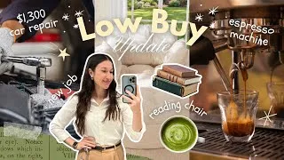 Thumbnail: Low Buy Update (August): Slip-Ups, New Job, & a Major Debt Payoff Setback