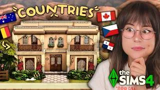 Thumbnail: Each Room is a Different COUNTRY in The Sims 4
