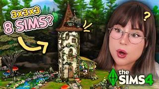 Thumbnail: Building a 3x3x3 House for *8 Sims* in The Sims 4