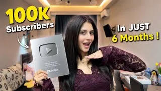 Thumbnail: How I Gained 100K Subscribers in 6 Months⭐️🎀 | YouTube Tips That Actually Worked🤩