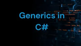 Thumbnail: Generics in C# | C# advanced | C# tutorial