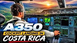Thumbnail: A350 Cockpit Landing in COSTA RICA | Edelweiss Air
