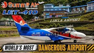 Thumbnail: LET-410 Cockpit in and out of Lukla Nepal with Summit Air