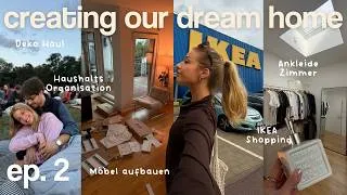 Thumbnail: UMZUGSVLOG 🛍️🧚🏻🇸🇪 creating our dream home (ep. 2) - ikea shopping, ankleide, haushalts organisation