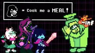 Thumbnail: What happens if you ONE SHOT Green and Orange? (Deltarune ch5)