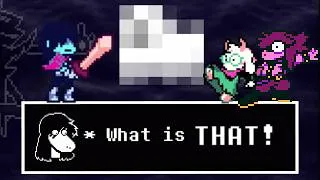 Thumbnail: Equipping the EVERYBODY WEAPON in Deltarune!