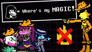 Thumbnail: What happens if you have NO MAGIC with YELLOWHAT in Deltarune?