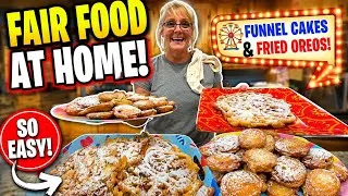Thumbnail: Skip the Fair Lines! 🎡 Make Funnel Cakes & Fried Oreos at Home