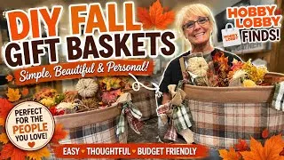 Thumbnail: 🍂 I’M READY FOR FALL! Making Fall Baskets 🧡 | Hobby Lobby Finds