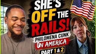 Thumbnail: American reacts to Philomena Cunk on America