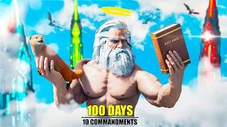 Thumbnail: ARK 100 Days, But I Can't Break the 10 Commandments!