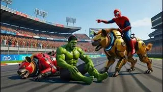 Thumbnail: 🕷SPIDERMAN Wins the Magic Legendary Hyena Racing Championship - Epic Racing Challenge