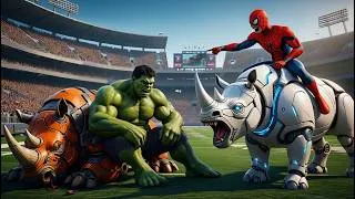 Thumbnail: 🦏🕷SPIDERMAN Wins The Magic Legendary Rhinoceros Racing Championship - Epic Racing Challenge