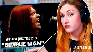 Thumbnail: so much POWER | Vocal Coach First Time Reaction/Analysis of SHINEDOWN Simple Man