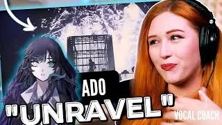 Thumbnail: this absolutely BROKE me | Vocal Coach Reaction/Analysis of Ado "UNRAVEL"