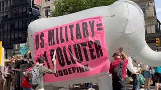 Thumbnail: Moments from the March to End Fossil Fuels in New York City -  9-17-23