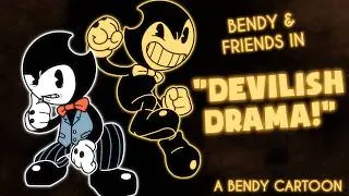 Thumbnail: "DEVILISH DRAMA!" (CRISIS BENDY EDITION) | FNF COVER