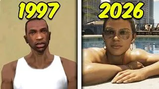 Thumbnail: Evolution Of Grand Theft Auto 1997-2026