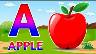 Thumbnail: Phonics Song 2 with TWO Words in 3D - A For Apple🍎🍏- ABC Alphabet Songs with Sounds for Children's