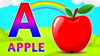 Thumbnail: Phonics Song 2 with TWO Words in 3D - A For Apple🍎🍏- ABC Alphabet Songs with Sounds for Children's