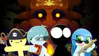 Thumbnail: Stickmen vs Golem - Terraria Animation