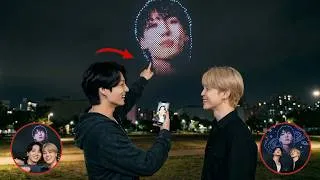 Thumbnail: 1,000 drones celebrate Jungkook's birthday; Jimin smiles—Tokyo's sky turns into a sea of ​​love!