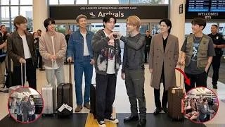 Thumbnail: BTS's Jungkook and Jimin, along with the other members, wrap up the Chicago concert and head to LA.