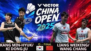 Thumbnail: [2025 중국 오픈] 강민혁-기동주 vs 량웨이컹-왕창 | 남자 복식 8강 하이라이트 | China Open QF