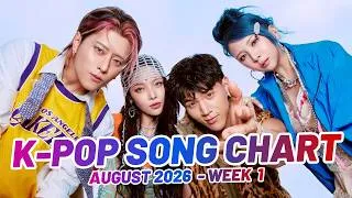 Thumbnail: K-POP SONG CHART | AUGUST 2026 (WEEK 1)
