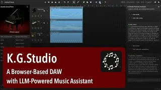 Thumbnail: K.G.Studio Short Preview – AI-Powered Browser DAW in Action