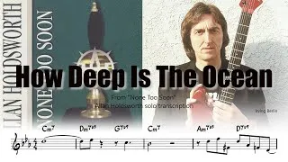 Thumbnail: Allan Holdsworth - How Deep Is The Ocean Transcription